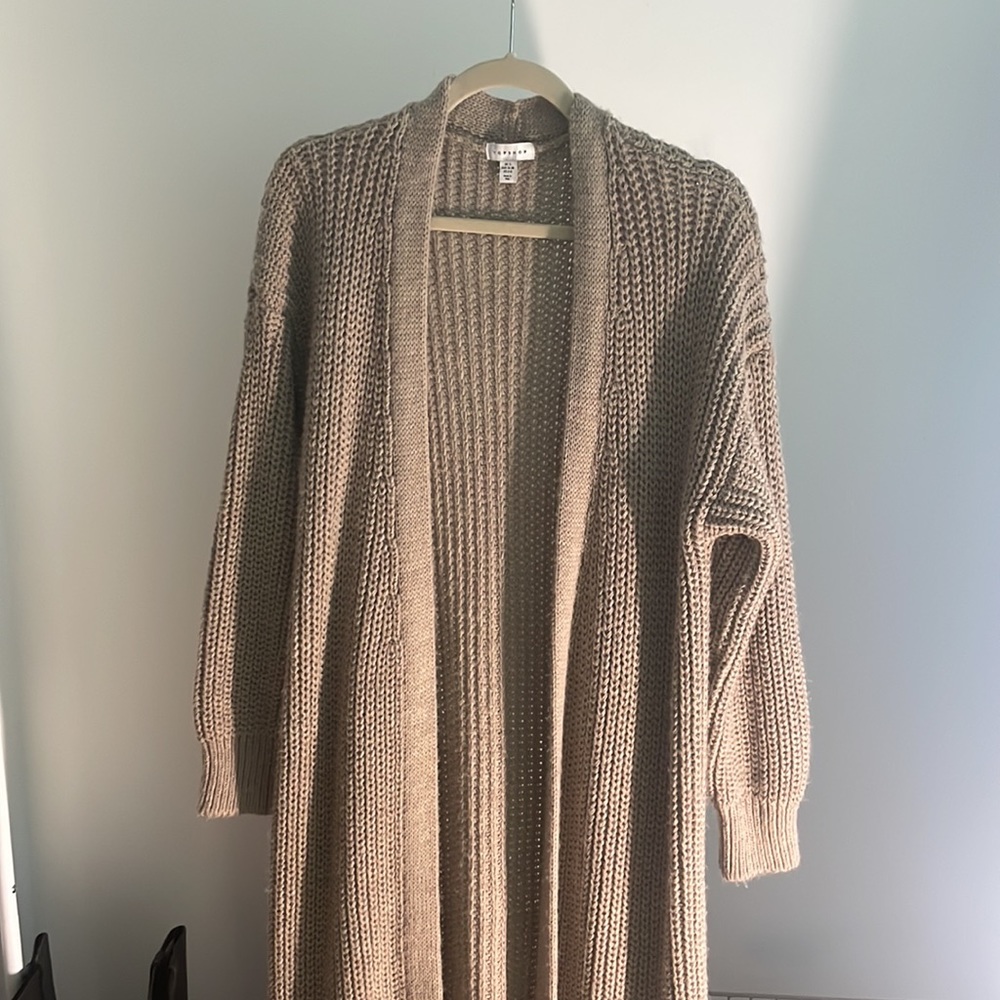 Long cardigan sweater